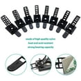thumbnail image 2 of 100 Pack Adhesive Cable Clips with Optional Screws - Adjustable and Reusable Cable Management Ties - Cable Clamps, 2 of 5