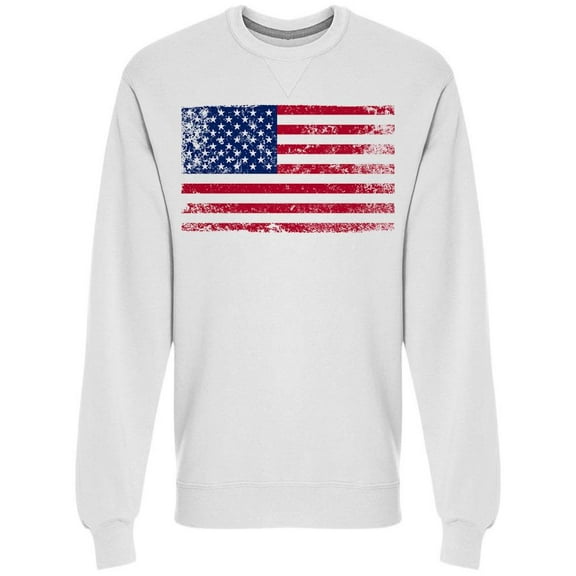 Flag, United States Of America  Sweatshirt Men -Image by Shutterstock, Male Small