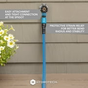 HydroTech FlatJacket 5/8 x 25ft Flexible Garden Hose– Kink-Free, Lightweight, Burst-Proof