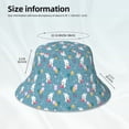 thumbnail image 5 of Kdxio Reflective Bucket Hat - Rabbit And Balloon Print Bucket Hat for Men,Women, 5 of 9