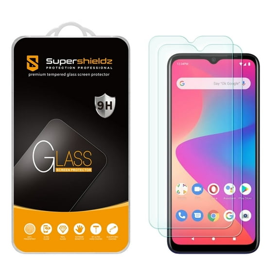 [2-Pack] Supershieldz for BLU V81 Tempered Glass Screen Protector, Anti-Scratch, Anti-Fingerprint, Bubble Free