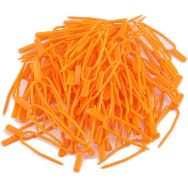 Qucyy Clips de Fixation en Plastique pour Plantes de Jardinage Réutilisables Dispositifs de Fixation de Melon Rampant Clips de Support de Plantes 100 Pcs pour Dispositif de Pressage de Plantes Fraise Jardinière Pastèque
