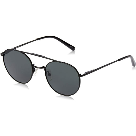 LOCAL SUPPLY BRIDGE POLARIZED SUNGLASSES BLACK TINT LENS BLACK MATTE FRAMES