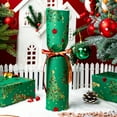 thumbnail image 6 of HOMERAL 3D Embossed Christmas Wrapping Paper Roll with Foil Shine for Christmas - 17 In x 33 Ft, 6 of 7