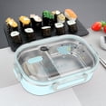 thumbnail image 2 of Bento Box, lonchera portátil de acero inoxidable 304, contenedor de comida construido para profesionales, 2 of 8