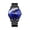 Blue with Black Band_AO15, variant on Resicozy Mens Gold Watches Stainless Lightweight Watch with Date Classic Watch Gold White Blue Black Dial White#1