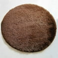 thumbnail image 4 of Xingzhi Soft Shaggy Area Round Rug Living Room Carpet Round Rug Living Bedroom Floor Mat Carpet Coffee 0.4m 1Set, 4 of 6