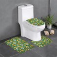 thumbnail image 1 of Juego de alfombras de baño de 3 piezas del equipo Packers de GBP Alfombra antideslizante para baño de 31,5 x 20 pulgadas, 1 of 7
