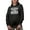 Black, variant on I'm Here Because You Broke Something - Funny Repairman or Technician Quote, Black Hooded Sweatshirt or Hoodie, Large