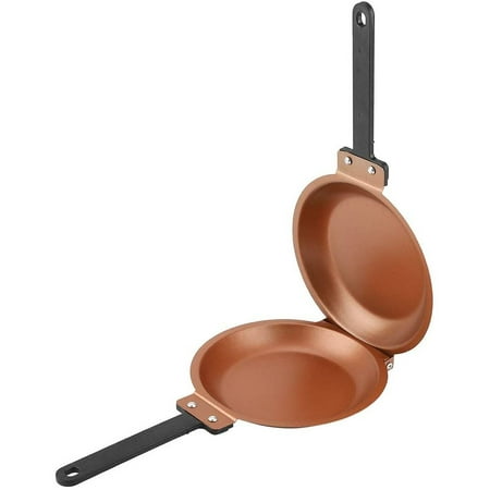 

Double Sided Frying Pan Non Stick Foldable Fried Egg Pancake Maker Home Kitchen Cookware