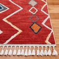 thumbnail image 3 of Safavieh Farmhouse Beulah Tribal Polyester Area Rug, Red/Gold, 2'7" x 5', 3 of 10
