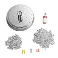 thumbnail image 2 of Crystal Ceiling Light, Rustproof Crystal Chandelier Light 110V  for Bedroom, 2 of 7