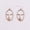 Gold, variant on Fashion Uniuqe Lovely Face Frame Drop Dangle Earrings for Women Jewelry