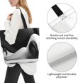 thumbnail image 3 of Disketp Black White Fluid Sculpture Bolsa Tote Estampada para Mujer, Bolso de Hombro y de Mano para Compras y Viajes, 3 of 8