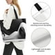 thumbnail image 3 of Balery Black White Fluid Sculpture Bolsa Tote Estilo Estético con Cremalleras, Bolsa de Hombro, Bolsa de Compras Grande y Plegable, 3 of 8