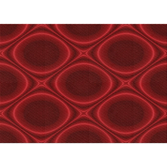 Ahgly Company Indoor Rectangle Patterned Crimson Red Area Rugs, 2' x 4'