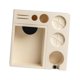 thumbnail image 5 of Estación de apisonamiento de espresso con soporte desmontable y caja de golpeteo para café molido. Blanco, 5 of 9