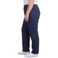 thumbnail image 4 of (2 pack) Turtle Bay New York Women’s Pull-On Pants, Elastic Waist, Soft Cotton Blend Lightweight Twill, Plus Sizes Available, 4 of 10