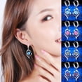 thumbnail image 1 of Xihbxyly Pendientes de Corazón, Elegante Diseño de Gota de Diamante, Ligeros y Cómodos, Ideales para Uso Diario, Oficina, Citas Nocturnas, Regalo Ideal para Mujeres, Incluye 1 Par., 1 of 4