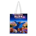 thumbnail image 1 of Wonder Park Bolso de tela con estampado de lienzo para mujer, bolsa de compras reutilizable y estética, con cremallera interior, regalo para mujer,38*45cm., 1 of 6
