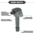 thumbnail image 3 of Unique Bargains 4 Pcs Ignition Coils for Honda Civic 2009-2011 Durable ABS Metal Gray Engine Ignition Coil Replacement, 3 of 7