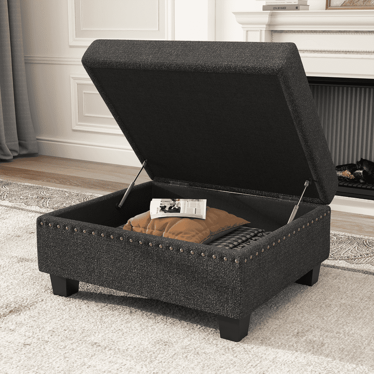 HONBAY Storage Ottoman and Footrest for Modular Sectional HONBAY Storage Ottoman and Footrest for Modular Sectional