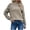 Khaki, variant on Turtleneck Pullover Sweater for Women Sweatshirts Crewneck Cable Knit Sleeve Sweaters Lightweight Fashion 2025 Khaki L