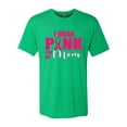 thumbnail image 2 of Wild Bobby, I Wear Pink for My Mom Survivor Awareness Mens Premium Tri Blend T-Shirt, Envy, Small, 2 of 3