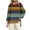 Orange, variant on MEICHEN Women Long Sleeve Crew Neck Tee Tops Trendy Casual Blouses Spring Clothes Pullover Shirts