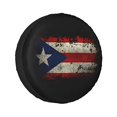 thumbnail image 2 of Puerto Rico Flag Rv Spare Tire Cover for Rv Trailer, Wheel Covers for Trailer Tires Weatherproof Universal for Trailer SUV Truck Travel Trailer 14" 15" 16" 17" Inch, 2 of 4