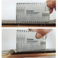 Double Sided Multi Function String Action Ruler Gauge Tool Both Metric