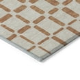 thumbnail image 4 of Addison Rugs Chantille Indoor/Outdoor Transitional Squares Terracotta Washable Rectangle Rug, 5' x 7'6", 4 of 6