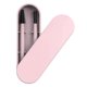 thumbnail image 1 of 1set Silicone cejas cepillos pinceles pinceles práctico pestañas peines rosa, 1 of 4