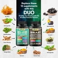 thumbnail image 3 of Parrox Dynamic Vitality Bundle – Sea Moss, Black Seed Oil, Ashwagandha, Ginger, Turmeric, Dandelion, Shilajit, Panax Ginseng, Rhodiola Rosea & Cordyceps Mushroom – All-in-One Supplements Duo – 2 Pack, 3 of 7