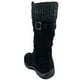 thumbnail image 3 of botas de tacón bajo de gamuza de invierno para mujer, 3 of 6