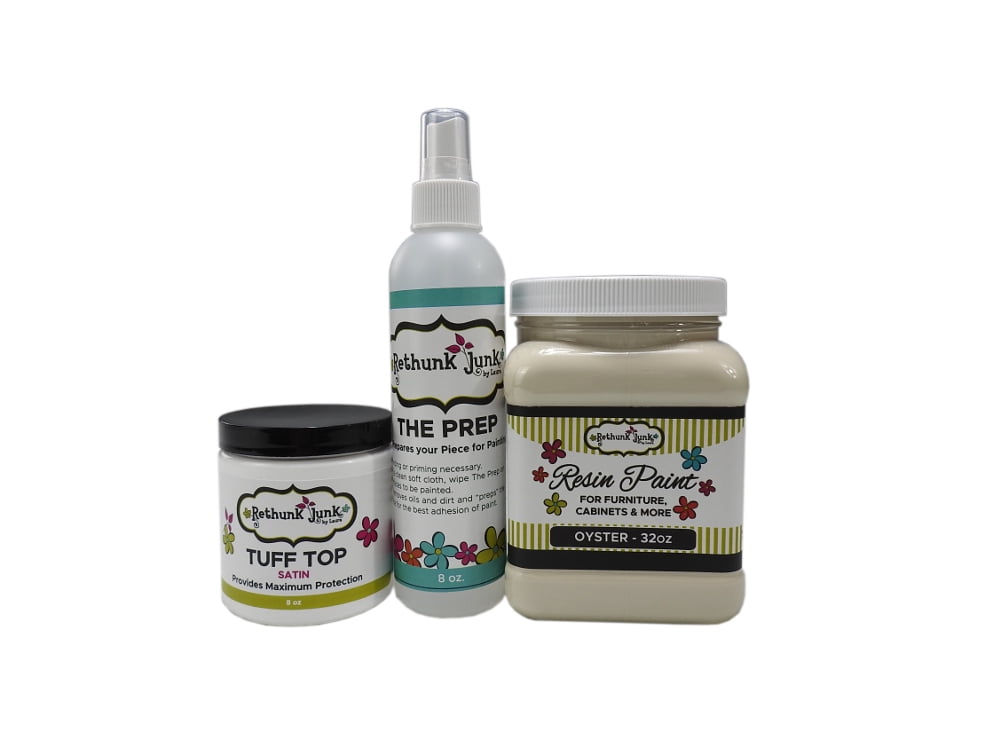 Rethunk Junk by Laura Furniture Prep/Paint/Tuff Top 3Pc "Rethunk your