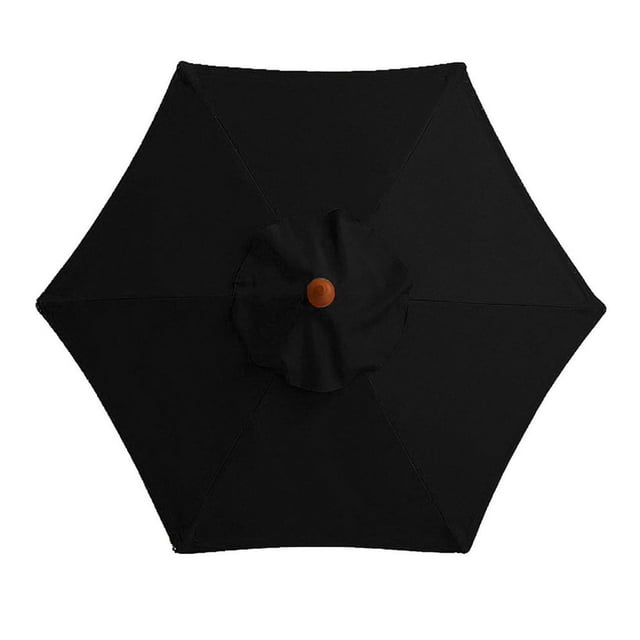 CUITING 6.6ft Patio Umbrella Replacement Canopy Market Umbrella Top Outdoor Umbrella Canopy Replacement Canopy Cover for 6 Ribs