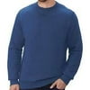 GH Bass Men's Pullover Crew Sweatshirt (XX-Large, Club Blue Heather)