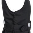 thumbnail image 4 of Sunny Fashion Girls Dress Black Button Back School Uniform Pleated Hem 7 Years, 4 of 4