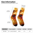 thumbnail image 5 of Yiaed Sunglasses Yellow Duck Print Great elasticity Crew Socks Sports socks for Men and Women, 5 of 5