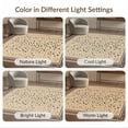 thumbnail image 7 of ODIKA 8'x10' Washable Area Rug Spotted Tricolor Patchwork Bordered Mosaic Field Abstract Inspired for Dining Room, Large Office, Lounge, Non-Slip Chair-Friendly Mat, 7 of 7
