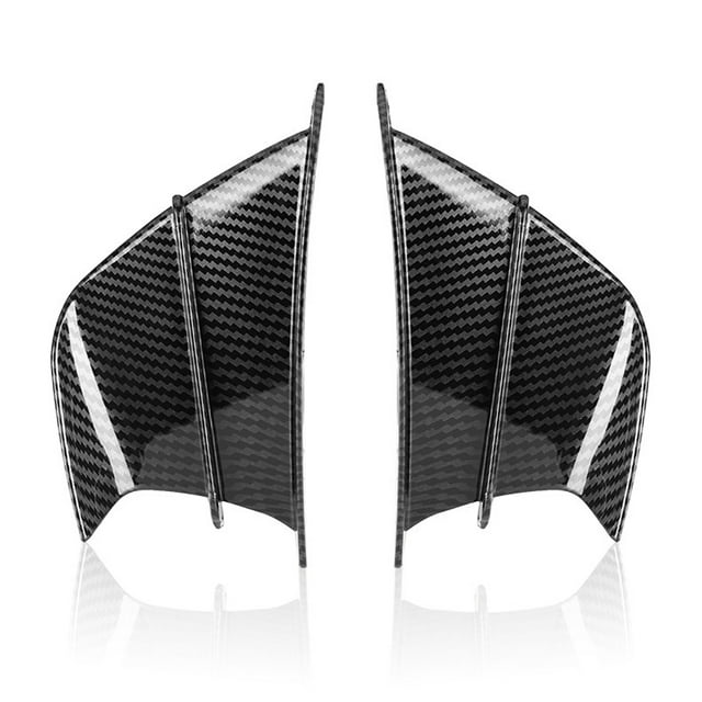 Suitable For Motorcycle Modification Fixed Wind Wing QJ Race 600 Yamaha R1 Side Guide Plate Carbon Fiber Spoiler-ZJKDGJKJ