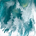thumbnail image 2 of Studio W  15x15 White Modern Wood Framed Museum Art Print Titled - Bermuda Wave I, 2 of 4