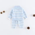 thumbnail image 6 of TEDOYE Toddler Boys Coats Girl's Bag Autumn Winter Baby Clothes Half Wool Tops + Long Pants Sets Fashionable For Newborn Old. Classic Wear, 0-3 Months, 6 of 9