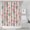Pioneer Flower Floral-2, variant on Pioneer Flower Floral Print Pattern Shower Curtain 84"x72", Bathroom Decorative Shower Curtain Set with 12 Hooks, Waterproof Washable