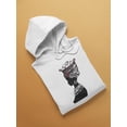 thumbnail image 2 of Drawing Of A Woman With A Basket Hoodie Women -Image by Shutterstock, Female Medium, 2 of 4