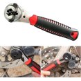 thumbnail image 5 of Clé à Cliquet Réglable 6-22mm Poignée de Couple Multifonctionnelle Outils de Réparation Outils de Quincaillerie (1 Pce, Noir Rouge), 5 of 5