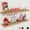 Oak, variant on Floating Shelves for Wall, 27.5" Rustic Wood Deep Wall Mounted Shelves with Invisible Brackets for Decor & Storage, Floating Shelf for Living Room, Bathroom (Oak, Set of 2)