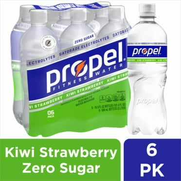 Propel Zero Calorie Kiwi Strawberry Flavored Bottled Water - 16.9 fl oz - 6 bottles