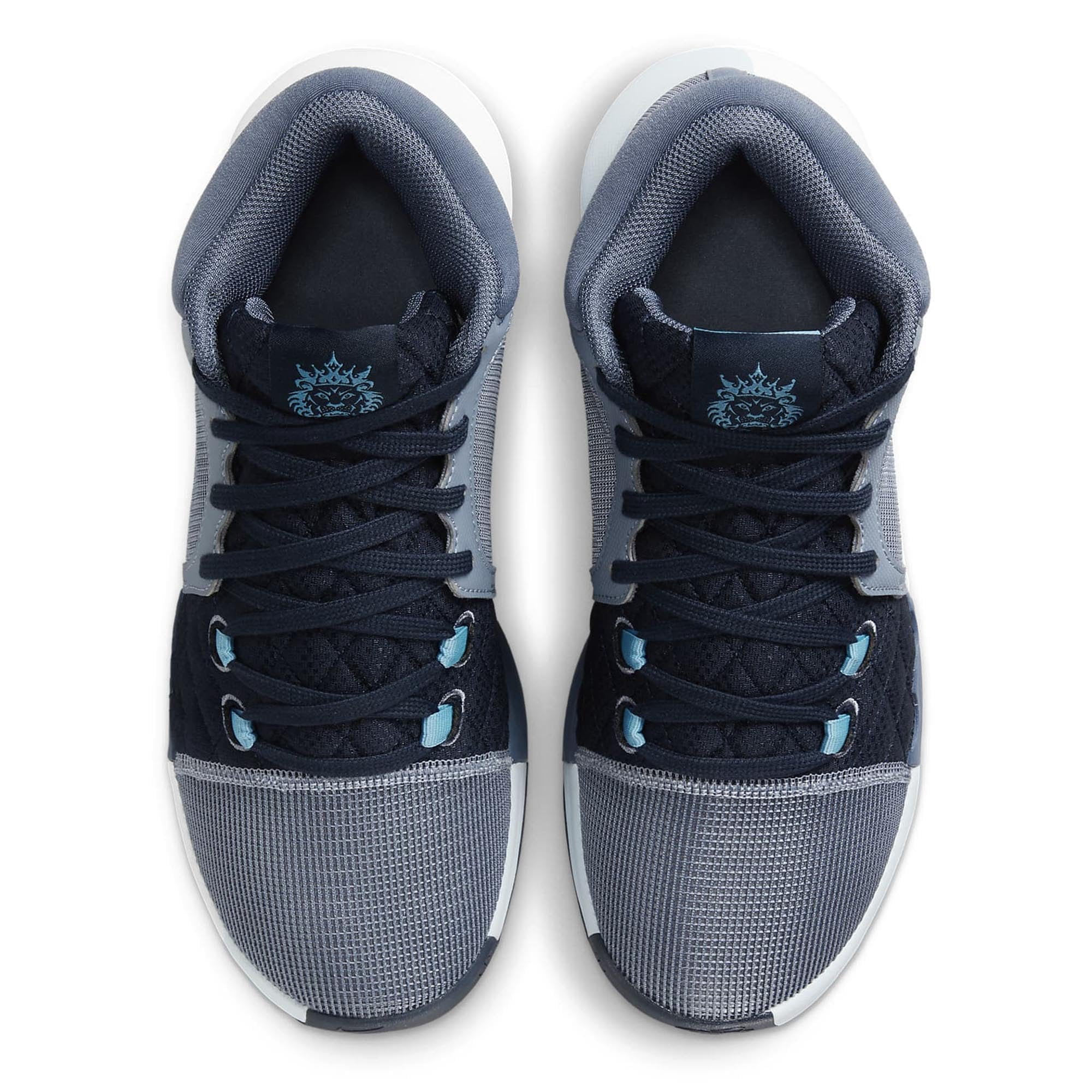 Nike Mens' Lebron Witness VIII Basketball Shoes Ashen Slate/Diffused Blue/University Blue/White, US Footwear Size System, Adult, Men, Numeric, Medium, 10.5